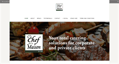 Desktop Screenshot of chefdelamaison.co.uk